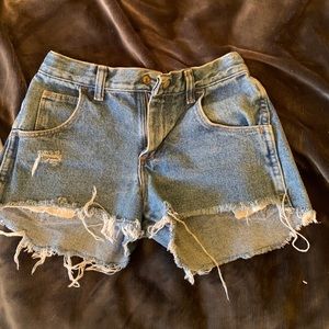 thrifted shorts! made by me